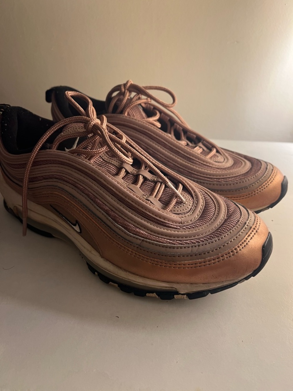 Nike Men’s Air Max 97 Sneakers in Copper/Tan